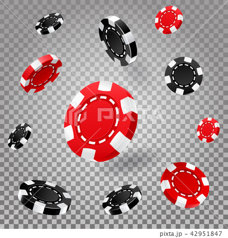 Poker or roulette chips or 3d casino coins Poker or roulette chips or 3d casino coins 42951847