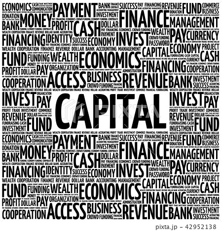 CAPITAL word cloud collage CAPITAL word cloud collage 42952138
