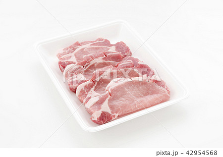 ポークステーキ肉(ロース) ポークステーキ肉(ロース) 42954568