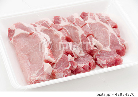 ポークステーキ肉(ロース) ポークステーキ肉(ロース) 42954570