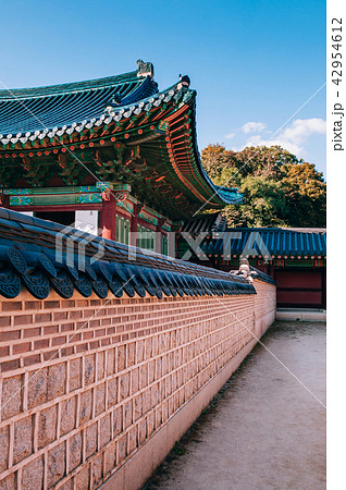 Old building of Changdeokgung Palace, Seoul, Korea 42954612
