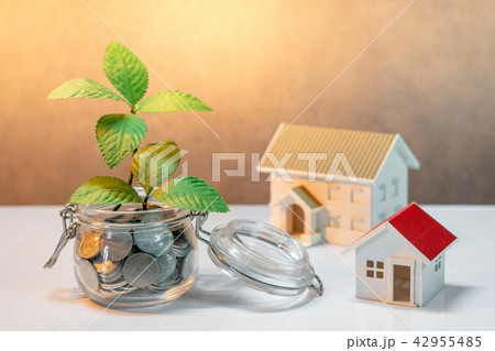 Real estate investment. Saving money concept 42955485