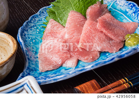 インドマグロの刺身　トロ 42956058