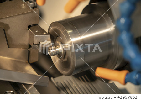 The CNC lathe or turning machine  The CNC lathe or turning machine  42957862