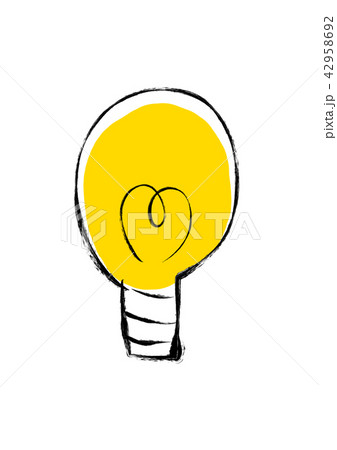 ひらめくアイディア ライトのイラスト素材