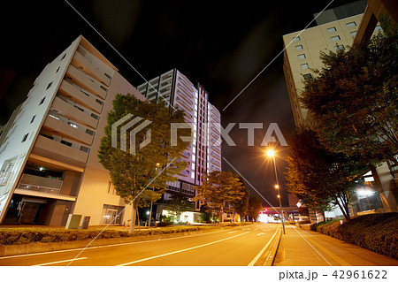 水戸駅南側の夜景　茨城県水戸市 42961622