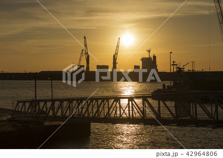 三池港 夕暮れ、 三池港 夕暮れ、 42964806