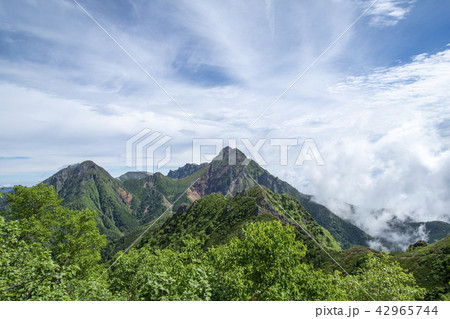 阿弥陀岳と赤岳 42965744