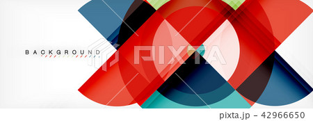 Vector circular geometric abstract background 42966650