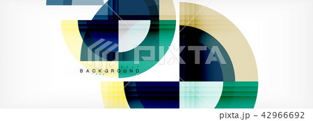Vector circular geometric abstract background Vector circular geometric abstract background 42966692
