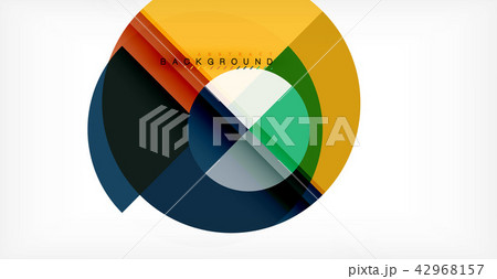 Vector circle abstract background 42968157