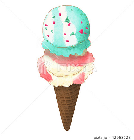 アイスクリームのイラスト素材