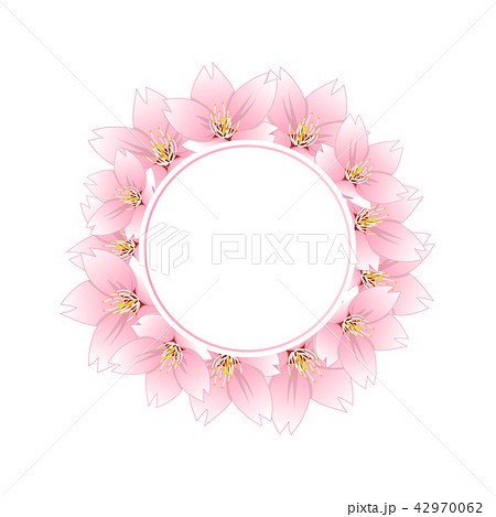 Sakura Cherry Blossom Banner Wreath 42970062