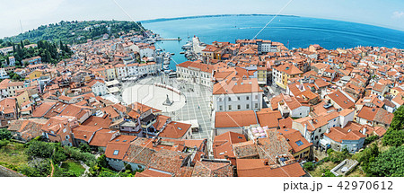 Piran from St. George's Parish church, Slovenia Piran from St. George's Parish church, Slovenia 42970612