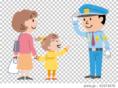 男性警備員 買い物客 イラスト 男性警備員 買い物客 イラスト 42973676