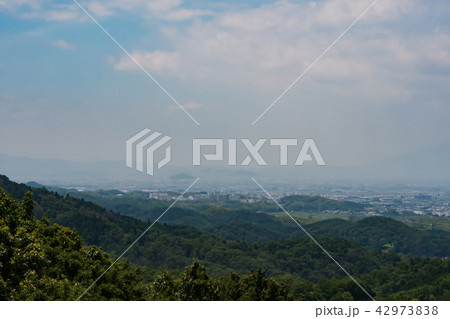 高円山から大和三山方向を望む 高円山から大和三山方向を望む 42973838