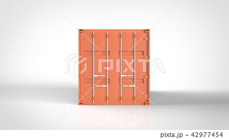 オレンジコンテナ　正面 42977454
