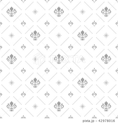 Seamless Vector Pattern With Royal Lily 42978016