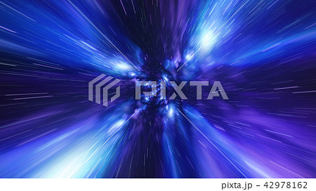 Jump in Time vortex tunnel blue galaxy background 42978162