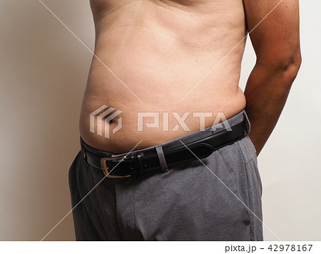 太った男性のお腹 太った男性のお腹 42978167
