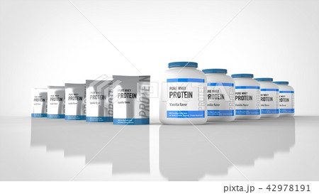 袋プロテインとボトルプロテイン 42978191