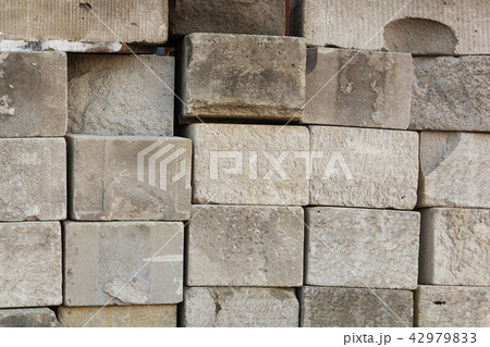 Concrete block wall background and texture Concrete block wall background and texture 42979833