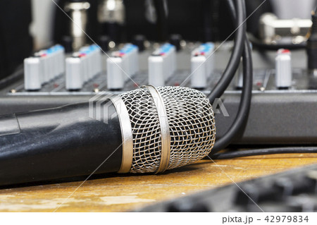Professional condenser studio microphone  42979834