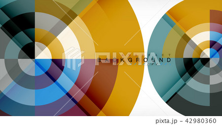 Vector circle abstract background 42980360
