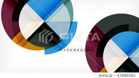 Vector circle abstract background 42980362