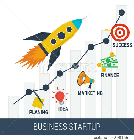 Business startup concept 42981669