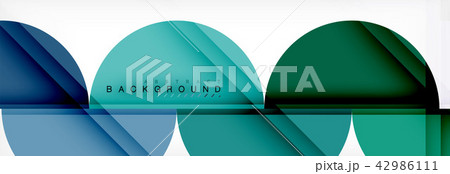 Circle abstract background, geometric illustration 42986111