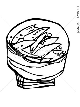 絹さやの煮物イラスト 42989010