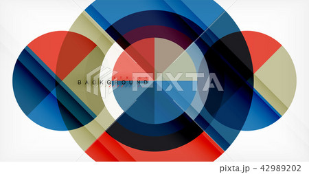 Vector circle abstract background 42989202