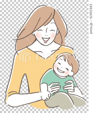 子供と母親 42991883