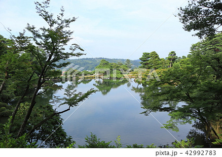 金沢 兼六園の池 金沢 兼六園の池 42992783