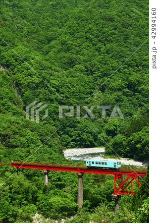 新緑の鉄橋 42994160