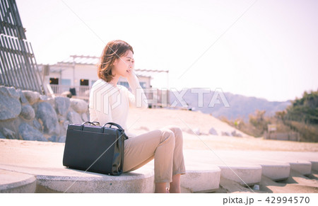 女性 観光地 女性 観光地 42994570