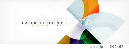 Vector circular geometric abstract background 42994624