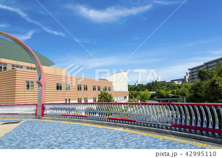 南大沢輪舞歩道橋から見る市街風景 42995110