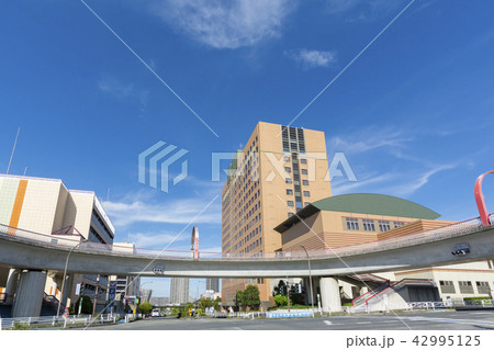 南大沢輪舞歩道橋から見る市街風景 42995125
