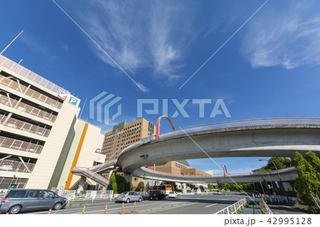 南大沢輪舞歩道橋から見る市街風景 南大沢輪舞歩道橋から見る市街風景 42995128