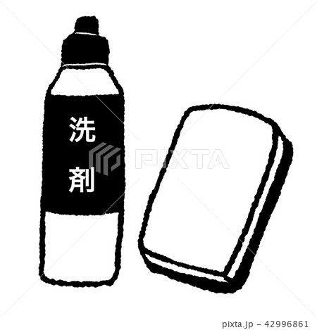洗剤とスポンジ 洗剤とスポンジ 42996861
