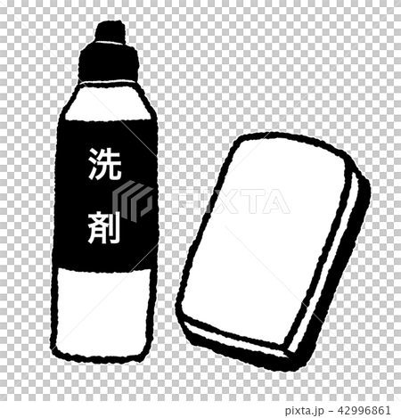 洗剤とスポンジ 洗剤とスポンジ 42996861