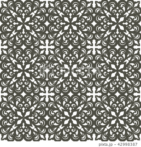 Vector damask seamless pattern Vector damask seamless pattern 42998387