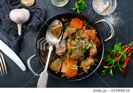 fried meat 42998616