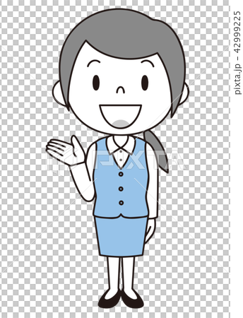 女性制服女性OL職員變異指南站立 女性制服女性OL職員變異指南站立 42999225