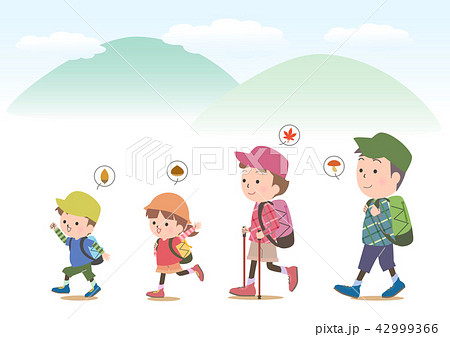 家族で山に 42999366