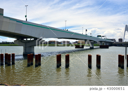 首都高速神奈川1号横羽線の高速大師橋 43000651