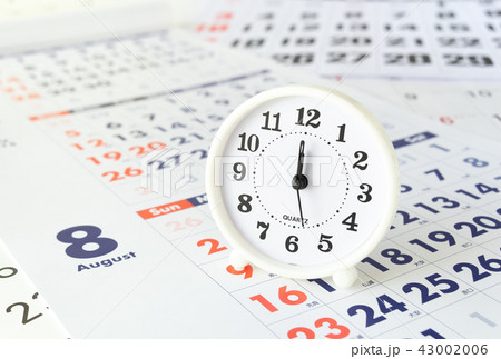 時計　カレンダー　サマータイム　夏　12時　夏季 43002006
