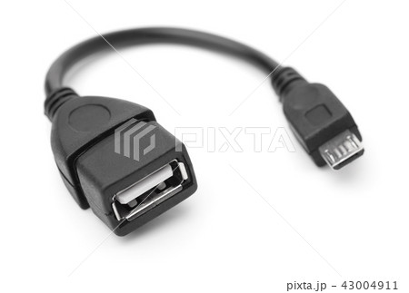 Black USB OTG cable 43004911